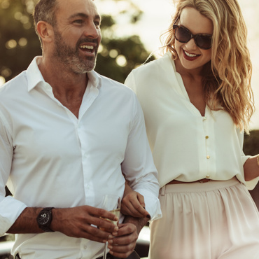 Couple Drinking Champagne